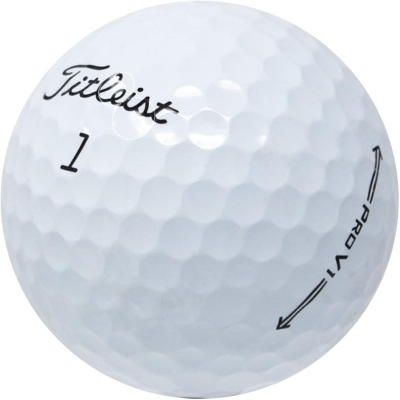 Titleist LostGolfBalls - 12 Pro V1 Golf Balls in Good Condition, 2021 Year Model, AAA Quality, Used & Recycled Used Golf Balls, ProV1, The #1 Ball in Golf, White - Image 1